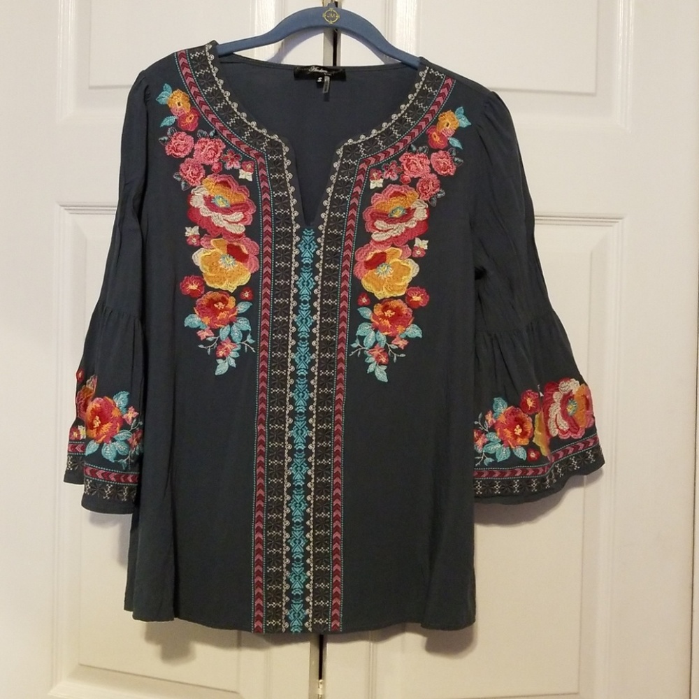 Embroidered Andree Top